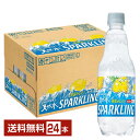 サントリー 天然水スパークリング レモン 500ml ペットボトル 24本 1ケース 【送料無料（一 ...