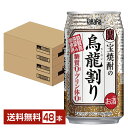 宝酒造 寶 タカラ 宝焼酎の烏龍割り 335ml 缶 24本 2ケース 48本 【送料無料 一部地域除く 】 チューハイ ウーロンハイ