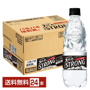 サントリー THE STRONG ザ ストロング 天然水スパークリング 510ml ペットボトル 24本 1ケース 【送料無料（一部地域除く）】 サントリー ザ・ストロング