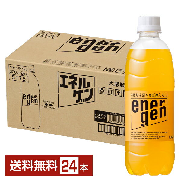 大塚製薬 エネルゲン 500ml ペットボトル 24本 1ケース【送料無料（一部地域除く）】