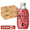 合同酒精 瓶チュー しょっぱいウメボシ 300ml 瓶 24本×2ケース(48本)【送料無料(一部地域除く)】 チューハイ 強炭酸