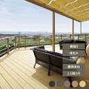 ウッドデッキ 庭 ガーデン おしゃれ 腐らない 新築 新居 リクシル LIXIL【樹ら楽ステージ 2.5間 3尺 束柱A 幕板B 標準束柱】