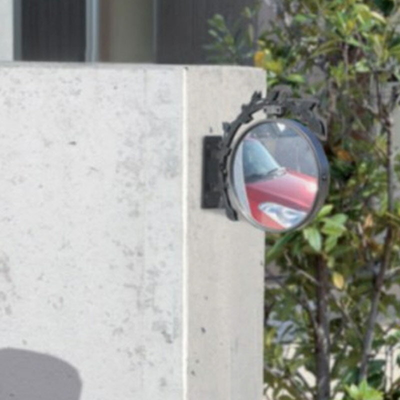 ガレージミラー リーフ 車出口 鏡 おしゃれ かわいい アンティーク オンリーワンクラブ【ガレージミラ..