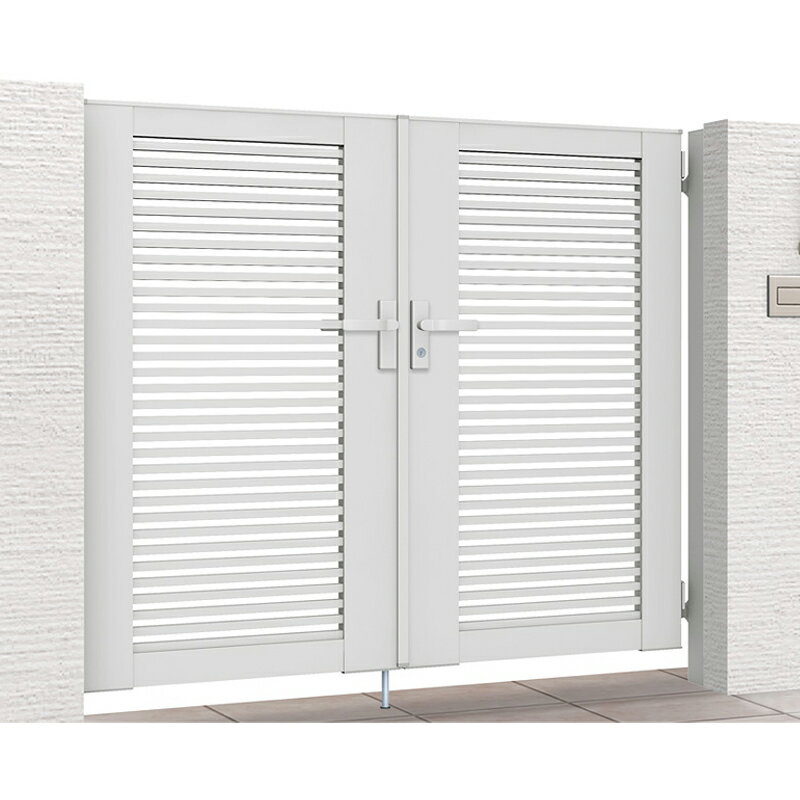 LIXIL リクシル 開き門扉AB YR1型 両開き 親子仕様 04・08-10 柱使用 扉1枚寸法 400・800×1000 シリン..