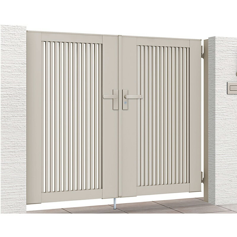 LIXIL リクシル 開き門扉AB TR1型 両開き 08-10 柱使用 扉1枚寸法 800×1000 シリンダーRD錠