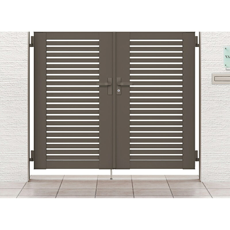 LIXIL リクシル 開き門扉AB YS1型 両開き 親子仕様 04・08-10 柱使用 扉1枚寸法 400・800×1000 シリン..