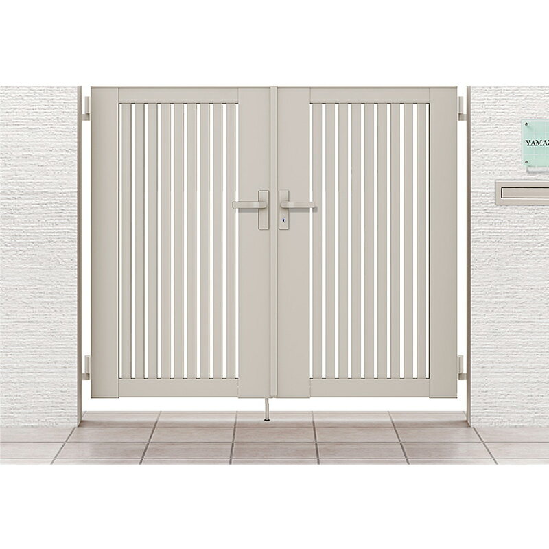 LIXIL リクシル 開き門扉AB TS1型 両開き 09-10 柱使用 扉1枚寸法 900×1000 シリンダーRD錠