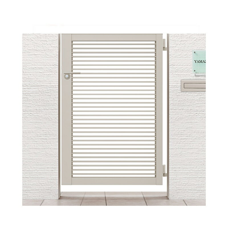 LIXIL リクシル 開き門扉AB YR2型 片開き 09-12 柱使用 扉1枚寸法 900×1200 シリンダーPA錠(鎌錠)