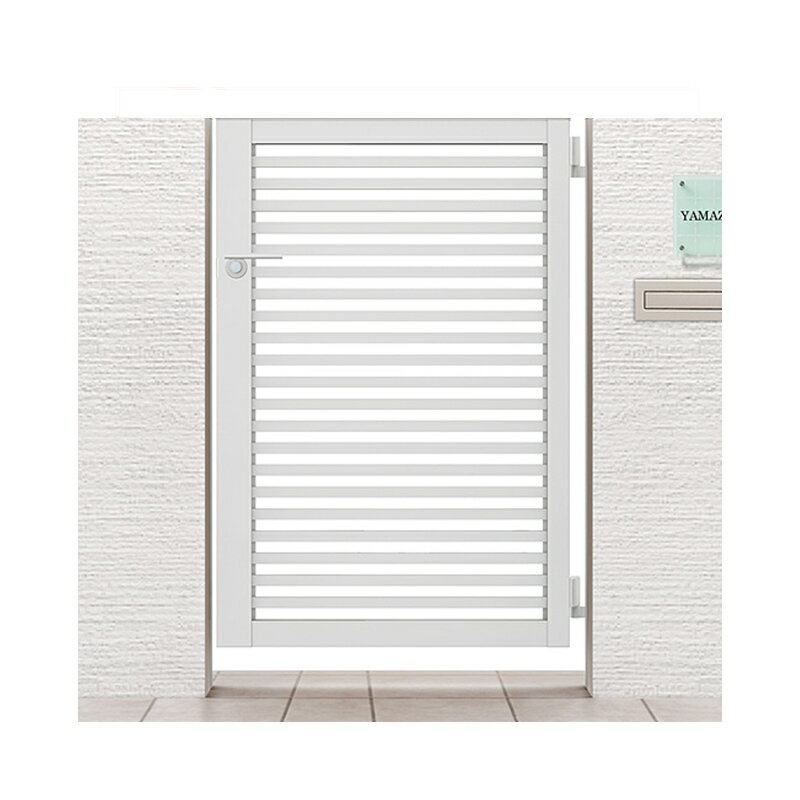 LIXIL リクシル 開き門扉AB YR3型 片開き 07-12 柱使用 扉1枚寸法 700×1200 シリンダーPA錠(鎌錠)