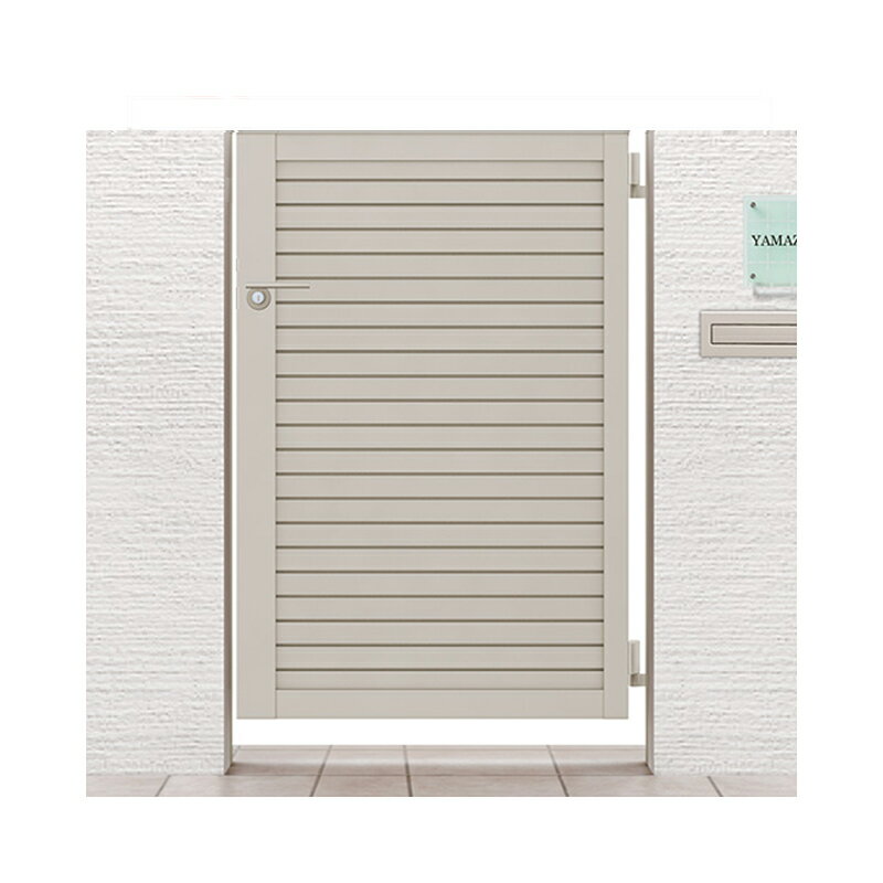 LIXIL リクシル 開き門扉AB YM2型 片開き 06-10 柱使用 扉1枚寸法 600×1000 シリンダーPA錠(鎌錠)