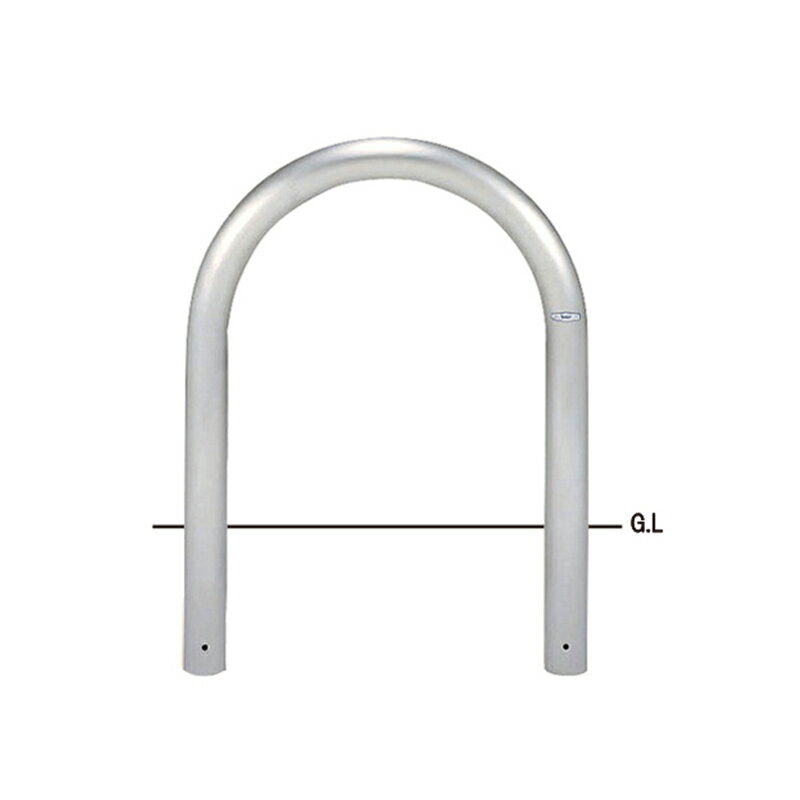 帝金 テイキン バリカー横型 スタンダード ステンレスタイプ φ76.3 W600 xH650 固定式 S83A2-06