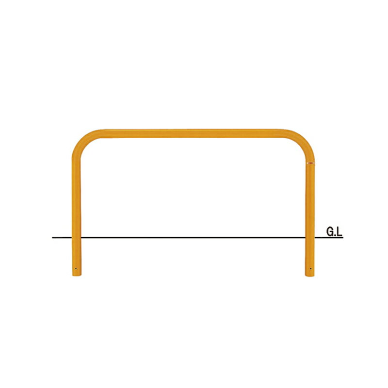 帝金 テイキン バリカー横型 スタンダード スタンダード スチールタイプ φ60.5 H650 固定式 W1500mmxH650mm 82A-15