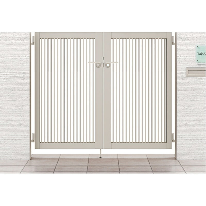 LIXIL リクシル 開き門扉AB TR2型 片開き 09-12 柱使用 扉1枚寸法 900×1200 シリンダーPA錠(鎌錠)