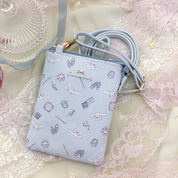 サンリオキャラクター スマホポシェット マイメロディ シナモロール クロミ サンリオ 可愛い 刺繍 キャラクター お財布ポシェット 便利 スマートフォンポシェット かわいい サンリオ シナモン マイメロ スマホケース キャッシュレス