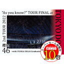 【エントリーでポイント10倍】 DVD / 櫻坂46 / 2nd TOUR 2022 ”As you know?” TOUR FINAL at 東京ドーム ~with YUUKA SUGAI Graduation Ceremony~ (通常盤) / SRBL-2153