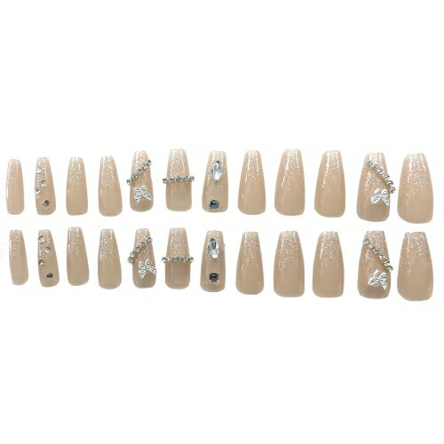 【送料無料】 ネイルチップ　(J-NLTP-24)ヒラ商