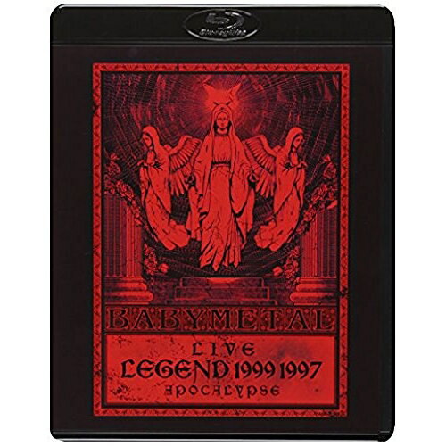 LIVE LEGEND 1999 1997 APOCALYPSE(Blu-ray)BABYMETALベビーメタル べびーめたる　発売日 : 2014年10月29日　種別 : BD　JAN : 4988061781167　商品番号 : TFXQ-78116【収録内容】BD:11.BABYMETAL DEATH(LEGEND "1999" YUIMETAL & MOAMETAL 聖誕祭 2013/6/30 at NHKホール)2.いいね!(LEGEND "1999" YUIMETAL & MOAMETAL 聖誕祭 2013/6/30 at NHKホール)3.君とアニメが見たい 〜Answer for Animation With You(LEGEND "1999" YUIMETAL & MOAMETAL 聖誕祭 2013/6/30 at NHKホール)4.ウ・キ・ウ・キ★ミッドナイト(LEGEND "1999" YUIMETAL & MOAMETAL 聖誕祭 2013/6/30 at NHKホール)5.ちょこっとLOVE -BIG TIME CHANGES ver.-(LEGEND "1999" YUIMETAL & MOAMETAL 聖誕祭 2013/6/30 at NHKホール)6.LOVEマシーン -FROM HELL WITH LOVE ver.-(LEGEND "1999" YUIMETAL & MOAMETAL 聖誕祭 2013/6/30 at NHKホール)7.おねだり大作戦(LEGEND "1999" YUIMETAL & MOAMETAL 聖誕祭 2013/6/30 at NHKホール)8.NO RAIN, NO RAINBOW(LEGEND "1999" YUIMETAL & MOAMETAL 聖誕祭 2013/6/30 at NHKホール)9.Catch me if you can(LEGEND "1999" YUIMETAL & MOAMETAL 聖誕祭 2013/6/30 at NHKホール)10.ド・キ・ド・キ☆モーニング(LEGEND "1999" YUIMETAL & MOAMETAL 聖誕祭 2013/6/30 at NHKホール)11.メギツネ(LEGEND "1999" YUIMETAL & MOAMETAL 聖誕祭 2013/6/30 at NHKホール)12.イジメ、ダメ、ゼッタイ(LEGEND "1999" YUIMETAL & MOAMETAL 聖誕祭 2013/6/30 at NHKホール)13.紅月 -アカツキ-(LEGEND "1999" YUIMETAL & MOAMETAL 聖誕祭 2013/6/30 at NHKホール)14.ヘドバンギャー!!(LEGEND "1999" YUIMETAL & MOAMETAL 聖誕祭 2013/6/30 at NHKホール)15.ヘドバンギャー!! -Night of 15 mix-(LEGEND "1997" SU-METAL聖誕祭 2013/12/21 at 幕張メッセイベントホール)16.ド・キ・ド・キ☆モーニング(LEGEND "1997" SU-METAL聖誕祭 2013/12/21 at 幕張メッセイベントホール)17.いいね!(LEGEND "1997" SU-METAL聖誕祭 2013/12/21 at 幕張メッセイベントホール)18.魂のルフラン(LEGEND "1997" SU-METAL聖誕祭 2013/12/21 at 幕張メッセイベントホール)19.ウ・キ・ウ・キ★ミッドナイト(LEGEND "1997" SU-METAL聖誕祭 2013/12/21 at 幕張メッセイベントホール)20.ギミチョコ!!(LEGEND "1997" SU-METAL聖誕祭 2013/12/21 at 幕張メッセイベントホール)21.君とアニメが見たい 〜Answer for Animation With You(LEGEND "1997" SU-METAL聖誕祭 2013/12/21 at 幕張メッセイベントホール)22.メギツネ(LEGEND "1997" SU-METAL聖誕祭 2013/12/21 at 幕張メッセイベントホール)23.イジメ、ダメ、ゼッタイ(LEGEND "1997" SU-METAL聖誕祭 2013/12/21 at 幕張メッセイベントホール)24.おねだり大作戦(LEGEND "1997" SU-METAL聖誕祭 2013/12/21 at 幕張メッセイベントホール)25.Catch me if you can(LEGEND "1997" SU-METAL聖誕祭 2013/12/21 at 幕張メッセイベントホール)26.ヘドバンギャー!!(LEGEND "1997" SU-METAL聖誕祭 2013/12/21 at 幕張メッセイベントホール)27.紅月 -アカツキ-(Unfinished ver.)(LEGEND "1997" SU-METAL聖誕祭 2013/12/21 at 幕張メッセイベントホール)28.BABYMETAL DEATH(LEGEND "1997" SU-METAL聖誕祭 2013/12/21 at 幕張メッセイベントホール)