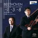 【取寄商品】CD / 伊藤亮太郎 清水和音 / ベートーヴェン:ヴァイオリン・ソナタ 第1番、第3番、第8番 (HQ-Hybrid CD) / OVCL-785