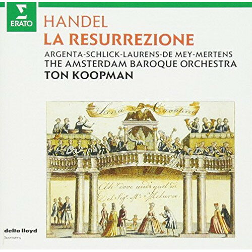 Beethoven - CD / トン・コープマン / ヘンデル:オラトリオ「復活」(全曲) (解説歌詞対訳付) / WPCS-16294