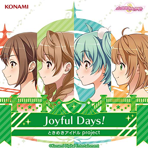 Joyful Days!ときめきアイドル projectトキメキアイドルプロジェクト ときめきあいどるぷろじぇくと　発売日 : 2019年12月11日　種別 : CD　JAN : 4988602171853　商品番号 : GFCA-470【商品紹介】”ときめきアイドル project”7th Single発売!今回のタイトル曲はユニット”クッキーパラダイス”'によるみんなで盛り上がれる楽しい新曲「Joyful Days!」!【収録内容】CD:11.Joyful Days!2.勇気の神様3.Joyful Days!(Game Ver.)4.勇気の神様(Game Ver.)5.Joyful Days!(立川朱音(CV:山下七海) Ver.)6.Joyful Days!(草壁野々香(CV:近藤玲奈) Ver.)7.Joyful Days!(伊澄いずみ(CV:藤川茜) Ver.)8.Joyful Days!(日毬みさき(CV:岩倉あずさ) Ver.)9.Joyful Days!(立川朱音(CV:山下七海) Game Ver.)10.Joyful Days!(草壁野々香(CV:近藤玲奈) Game Ver.)11.Joyful Days!(伊澄いずみ(CV:藤川茜) Game Ver.)12.Joyful Days!(日毬みさき(CV:岩倉あずさ) Game Ver.)13.Joyful Days!(Off Vocal)14.勇気の神様(Off Vocal)