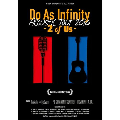 BD/Do As Infinity Acoustic Tour 2016 -2 of Us- Live Documentary Film(Blu-ray) (Blu-ray+2CD)/Do As Infinity/AVXD-92371