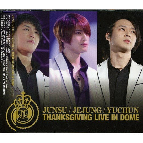 【新古品（未開封）】【CD】JUNSU/JEJUNG/YUCHUNTHANKSGIVING LIVE IN DOME LIVE CD [RZCD-46817]