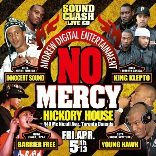 楽天Felista玉光堂CD/NO MERCY -SOUND CLASH- LIVE CD/BARRIER FREE/BFCD-11