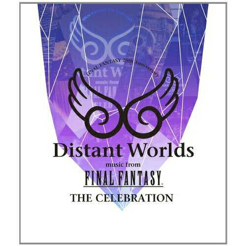 Distant Worlds music from FINAL FANTASY THE CELEBRATION(Blu-ray)オムニバス　発売日 : 2013年6月26日　種別 : BD　JAN : 4988601463294　商品番号 : SQEX-20011【収録内容】BD:11.プレリュード(FINAL FANTASY シリーズ)2.FINAL FANTASY I - III メドレー2012(FINAL FANTASY I、II、III)3.ゴルベーザ四天王とのバトル(FINAL FANTASY IV)4.ファイナルファンタジーV メインテーマ(FINAL FANTASY V)5.迷いの森(FINAL FANTASY VI)6.片翼の天使(FINAL FANTASY VII)7.Don't be Afraid(FINAL FANTASY VIII)8.独りじゃない(FINAL FANTASY IX)9.ザナルカンドにて(FINAL FANTASY X)10.チョコボメドレー2012(FINAL FANTASY シリーズ)11.Procession of Heroes〜Vana'diel March Medley(FINAL FANTASY XI)12.東ダルマスカ砂漠(FINAL FANTASY XII)13.閃光(FINAL FANTASY XIII)14.Answers(FINAL FANTASY XIV)15.愛のテーマ(FINAL FANTASY IV)16.Eyes On Me(FINAL FANTASY VIII)17.オペラ〜マリアとドラクゥ(完全版)(FINAL FANTASY VI)18.バトル&勝利のテーマ メドレー(FINAL FANTASY シリーズ)(アンコール)19.FINAL FANTASY(FINAL FANTASY シリーズ)(アンコール)