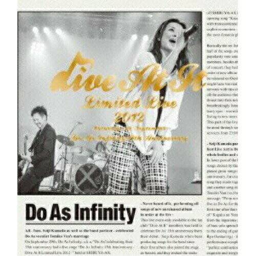 BD / Do As Infinity / Do As Infinity 13th Anniversary ～Dive At It Limited Live 2012～(Blu-ray) / AVXD-91670