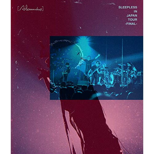 Sleepless in Japan Tour -Final-(Blu-ray)(Alexandros)アレキサンドロス あれきさんどろす　発売日 : 2020年4月01日　種別 : BD　JAN : 4988031379653　商品番号 : UPXH-1069【収録内容】BD:11.LAST MINUTE2.Starrrrrrr3.I Don't Believe In You4.Follow me5.spit!6.Girl A7.Come Closer8.PARTY IS OVER9.SNOW SOUND10.Kaiju11.MILK12.Mosquito Bite13.Kick&Spin14.You're So Sweet & I Love You15.明日、また16.NEW WALL17.FISH TACOS PARTY18.Your Song19.Adventure20.アルペジオ21.Burger Queen22.Dracula La23.月色ホライズン24.Pray25.ワタリドリBD:21.LAST MINUTE(Sleepless in Kanazawa 2019.02.05 KANAZAWA EIGHT HALL)2.Cat 2(Sleepless in Kanazawa 2019.02.05 KANAZAWA EIGHT HALL)3.Kick&Spin(Sleepless in Kanazawa 2019.02.05 KANAZAWA EIGHT HALL)4.Kids(Sleepless in Kanazawa 2019.02.05 KANAZAWA EIGHT HALL)5.アルペジオ(Sleepless in Kanazawa 2019.02.05 KANAZAWA EIGHT HALL)6.city(Sleepless in Kanazawa 2019.02.05 KANAZAWA EIGHT HALL)7.She's Very(Sleepless in Yokohama 2019.03.13 Yokohama Arena)8.Kill Me If You Can(Sleepless in Yokohama 2019.03.13 Yokohama Arena)9.MILK(Sleepless in Yokohama 2019.03.13 Yokohama Arena)10.KABUTO(Sleepless in Yokohama 2019.03.13 Yokohama Arena)11.ムーンソング(Sleepless in Yokohama 2019.03.13 Yokohama Arena)12.ハナウタ(Sleepless in Yokohama 2019.03.13 Yokohama Arena)
