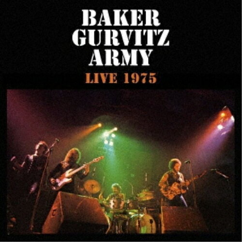 【取寄商品】CD / ベイカー・ガーヴィッツ・アーミー / ライヴ1975 リマスタード&イックスパンディドCD / MAR-233971