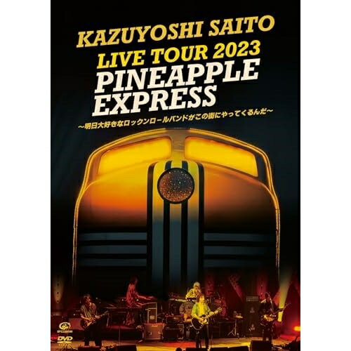 DVD / 斉藤和義 / KAZUYOSHI SAITO LIVE TOUR 2023 PINEAPPLE EXPRESS 〜明日大好きなロックンロールバンドがこの街にやってくるんだ〜 Live at 川口総合文化センター (通常盤) / VIBL-1120