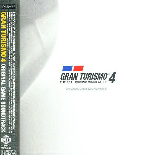 GRAN TURISMO 4 ORIGINAL GAME SOUNDTRACKゲーム・ミュージック　発売日 : 2004年12月22日　種別 : CD　JAN : 4542696001566　商品番号 : VRCL-4008【商品紹介】PS2版レーシング・ゲーム『グランツーリスモ4』(2004年12月3日発売)のサントラ盤。安藤まさひろ作曲のオープニング・テーマ「Moon Over The Castle」の新ヴァージョンを始め、エンディング・テーマや走行中のBGMを中心に収録。【収録内容】CD:11.Moon Over The Castle 〜Orchestral Version〜2.Kiss You Good-bye3.Get Closer4.Freedom To Win5.Nobody6.Green Monster7.Drive You Crazy8.Vette Lag9.The Motorious Zone10.Hypnosis11.An Old Bassman12.Mission Impossible13.Don't Kick Yourself14.Be At Home15.From The East To The West16.Endless Journey(Ver.I)17.Light Velocity(Ver.II)18.Horizon19.It's All About You20.Soul Surfer21.What To Believe22.Break Down