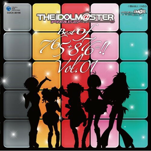 THE IDOLM＠STER BEST OF 765+876=!! VOL.01 (通常盤)ゲーム・ミュージック中村繪里子、仁後真耶子、長谷川明子、平田宏美、今井麻美、下田麻美、たかはし智秋　発売日 : 2010年5月12日　種別 : CD　JAN : 4988001311201　商品番号 : COCX-36190【収録内容】CD:11.乙女よ大志を抱け!!2.キラメキラリ3.ショッキングな彼4.いっぱいいっぱい5.自転車6.arcadia7.ALRIGHT8.Next Life9.Dazzling World(M@STER VERSION)10.フラワーガール11.プリコグ(M@STER VERSION)12.スタ→トスタ→13.フタリの記憶14.ALIVE(M@STER VERSION)15.隣に…16.花17.THE 愛