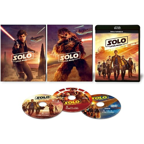 【エントリーでポイント10倍】 BD / 洋画 / ハン・ソロ/スター・ウォーズ・ストーリー MovieNEX(Blu-ray) (本編Blu-ray+特典Blu-ray+本編DVD) (初回版) / VWES-6750