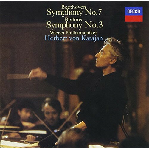 ベートーヴェン:交響曲第7番 ブラームス:交響曲第3番カラヤン ウィーン・フィルカラヤン ヘルベルトフォン/ウィーンフィルハーモニーカンゲンガクダン からやん へるべるとふぉん/うぃーんふぃるはーもにーかんげんがくだん　発売日 : 2013年5月15日　種別 : CD　JAN : 4988005758774　商品番号 : UCCD-7203【商品紹介】デッカ ザ・ベスト1200。本作は、活力に満ちたリズムが全曲を支配しているダイナミックなベートーヴェンの第7交響曲と、哀愁を帯びたメロディがとても印象的なブラームスの第3交響曲を収録したアルバム。ヘルベルト・フォン・カラヤンがウィーン・フィルを指揮したステレオ初期の録音による名盤。【収録内容】CD:11.交響曲 第7番 イ長調 作品92 第1楽章:Poco sostenuto-Vivace2.交響曲 第7番 イ長調 作品92 第2楽章:Allegretto3.交響曲 第7番 イ長調 作品92 第3楽章:Presto4.交響曲 第7番 イ長調 作品92 第4楽章:Allegro con brio5.交響曲 第3番 ヘ長調 作品90 第1楽章:Allegro con brio6.交響曲 第3番 ヘ長調 作品90 第2楽章:Andante7.交響曲 第3番 ヘ長調 作品90 第3楽章:Poco allegretto8.交響曲 第3番 ヘ長調 作品90 第4楽章:Allegro-Un poco sostenuto