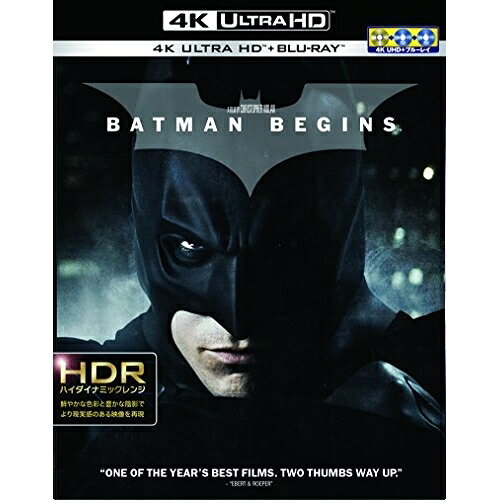 【取寄商品】UHBD / 洋画 / バットマン ビギンズ(Ultra HD Blu-ray) (本編4K Ultra HD Blu-ray 本編Blu-ray 特典Blu-ray) / 1000701473