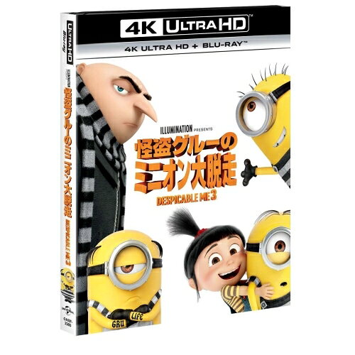 [주문 상품] UHBD / 키즈 / 괴도 그루의 미니언 대 탈주 (Ultra HD Blu-ray) (4K Ultra HD Blu-ray + Blu-ray) / GNXF-2303