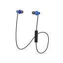 アルミニウムハウジング高音質ワイヤレスイヤホン BT821 ブルー【アウトレット】(2)