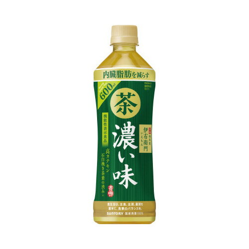 サントリー #緑茶 伊右衛門 濃い味 600ml×24本 (サントリー)