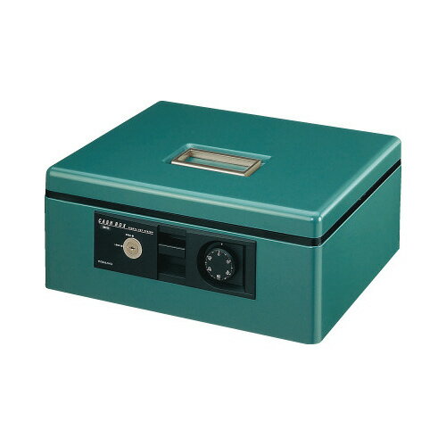 コクヨ 手提げ金庫＜ダイヤル付き型＞ A4(1号) 緑 (コクヨ)