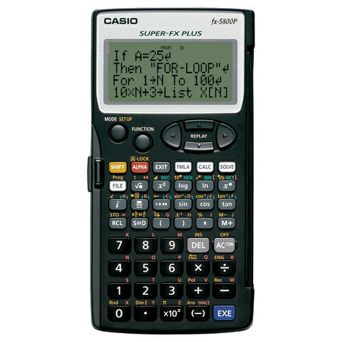カシオ計算機 プログラム関数電卓 FX-5800P-N (カシオ計算機) カシオ計算機 プログラム関数電卓 FX-5800P-N (カシオ計算機)