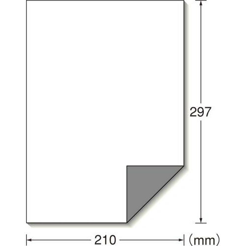 エーワン プリンタ兼用ラベルシール 下地がかくせる修正タイプ 1面 100枚 (エーワン) 2