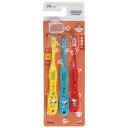 【送料無料】 園児用歯ブラシ3P(キャップ付き) SNOOPYスケーター(Skater)(4)