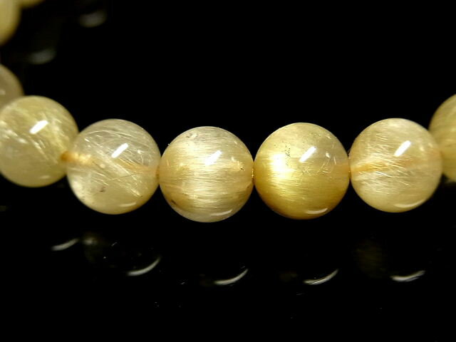 パワーストーン 天然石 キャッツアイ ゴールドルチル ルチルクォーツ 金針水晶 ブレスレット 8mm 【Felistone】 GORB85