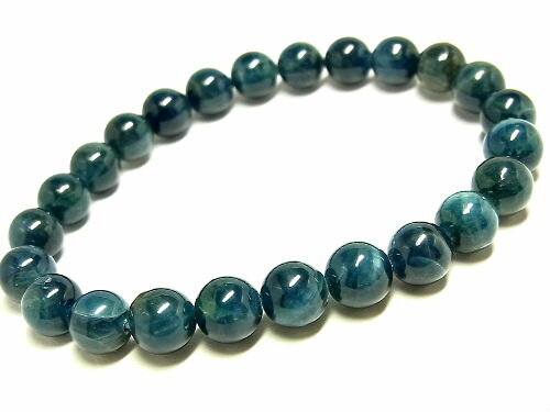 パワーストーン 天然石 ブルーアパタイト 燐灰石 ブレスレット 8.5mm 【Felistone】 ApatiteB04
