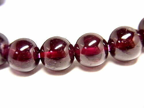 パワーストーン 天然石 ガーネット 石榴石 ブレスレット 7mm 【Felistone】 GarnetB08