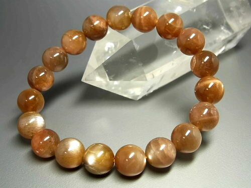 パワーストーン 天然石 サンストーン 日長石 ブレスレット 11mm 【Felistone】 SunstoneB11