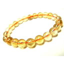 パワーストーン 天然石 シトリン 黄水晶 ブレスレット 8mm CitirineB07 【Felistone】(3)