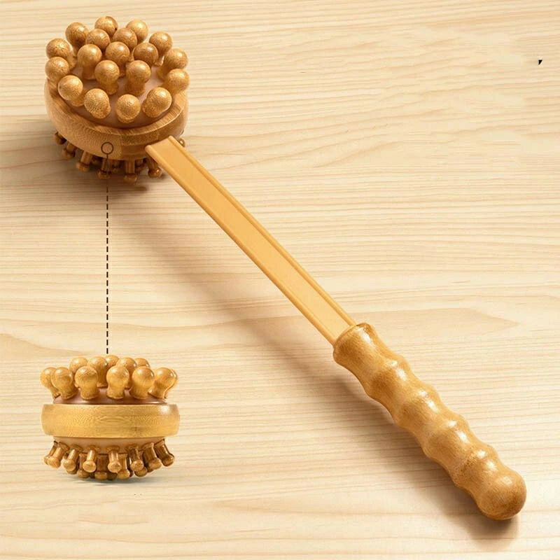 ショルダーハンマー 竹 肩たたき棒 肩叩き ツボ押し グッズ マッサージ 肩 肩こり 解消グッズ 送料無料